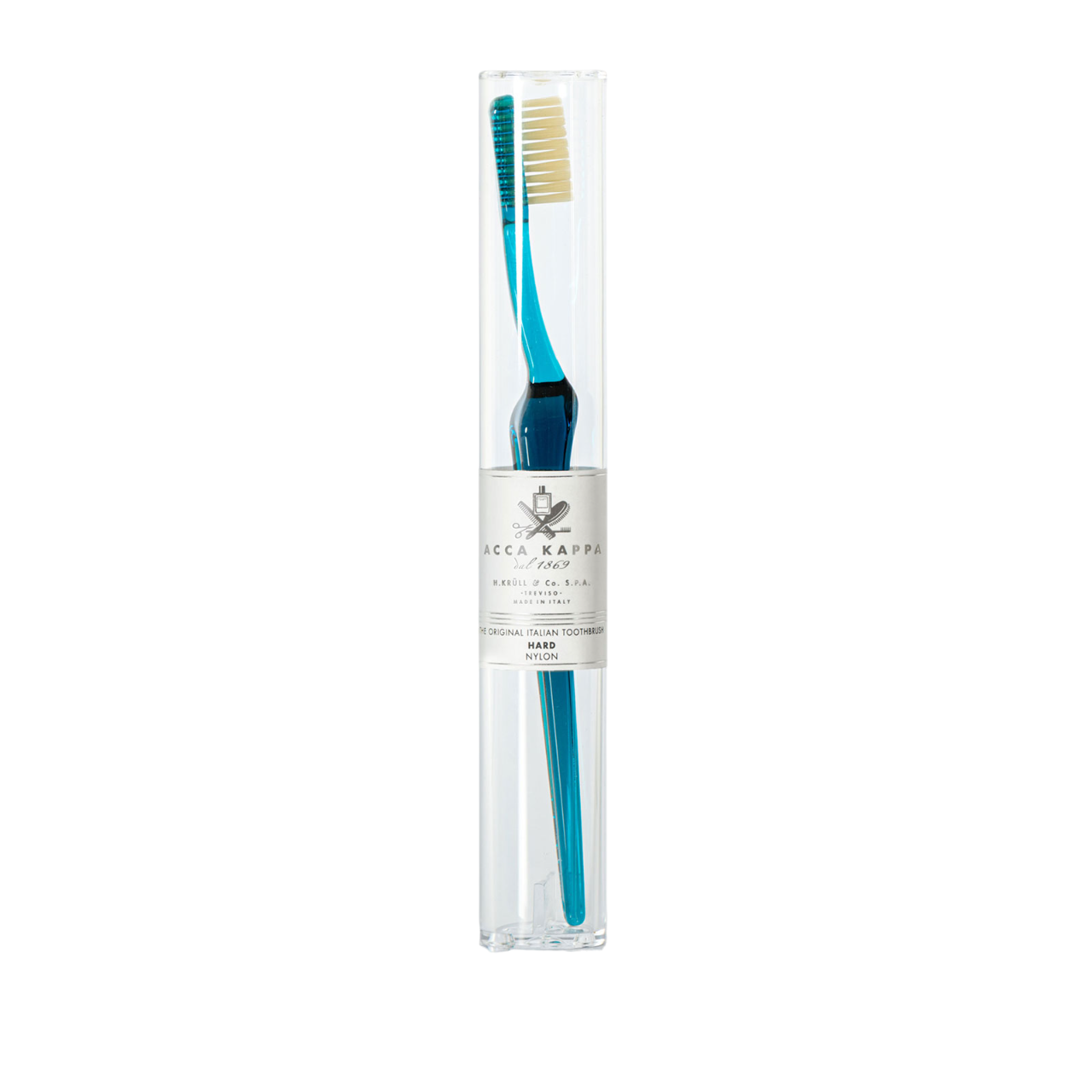 

ACCA KAPPA Зубная щетка с нейлоновой щетиной жесткая цвет Ocean Blue