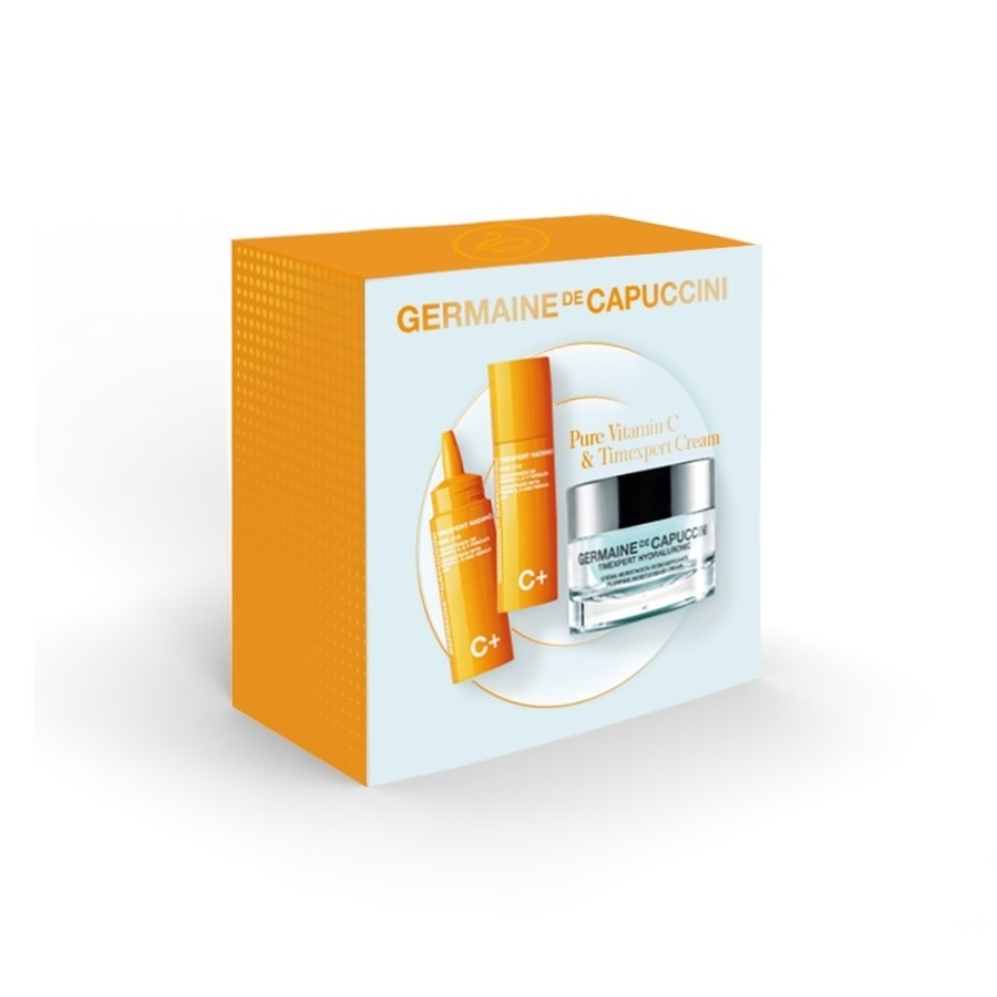 Germaine De Capuccini Набор My Antioxidant Routine TE Radiance C Эмульсия Pure C10 антиоксидантная концентр ампулы 2х15мл Крем Rich для норм и сухой кожи 50мл 13999₽