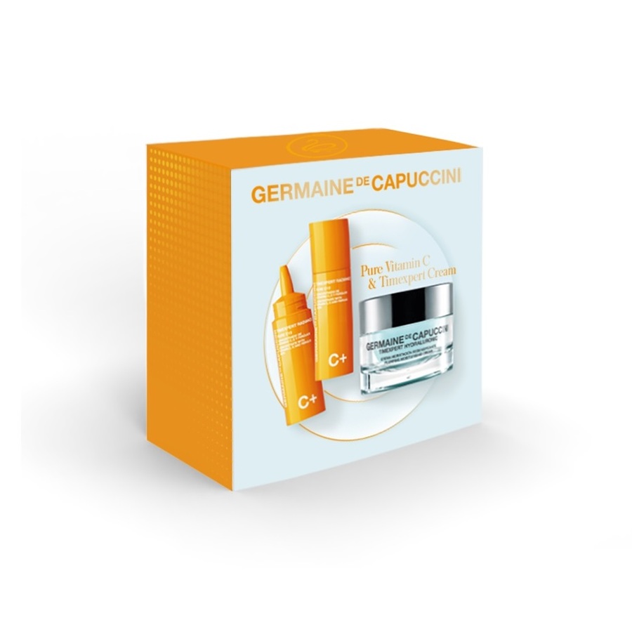 

Germaine De Capuccini Набор My Antioxidant Routine TE Radiance C+ Эмульсия Pure C10 антиоксидантная концентр. ампулы 2х15мл Гель-крем Soft для жирн. и комб. кожи 50мл