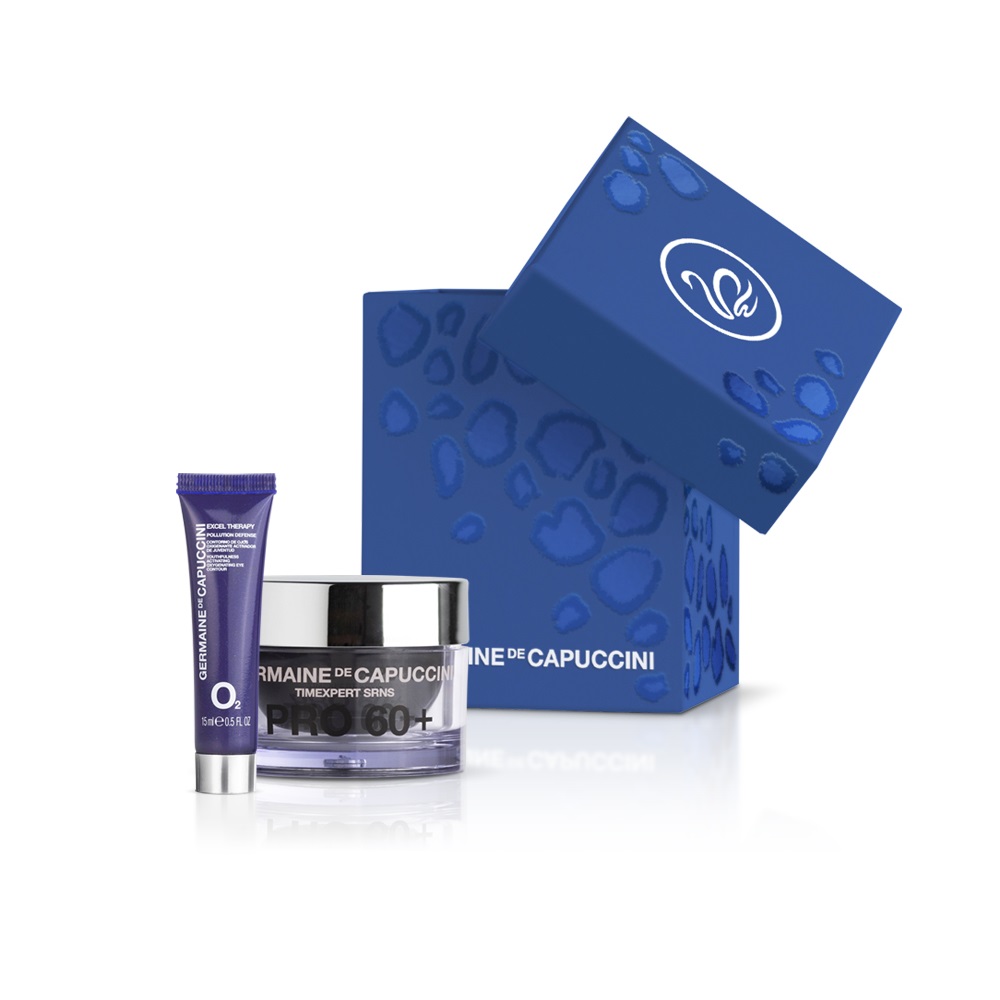 

Germaine De Capuccini Набор Trendy Box ET O2 крем для кожи вокруг глаз 15мл TE SRNS крем антивозрастной PRO60+ 50мл