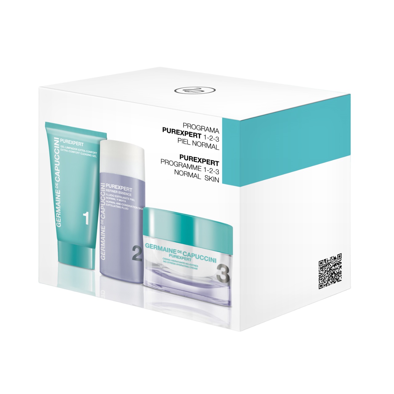 

Germaine De Capuccini Набор PurExpert 1-2-3 для норм. и комб. кожи Гель очищающий 30мл Флюид-эксфолиант 50мл Крем увлаж. 50мл