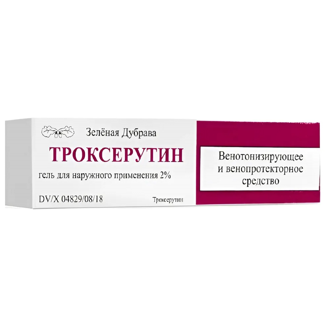 

Троксерутин гель для наруж прим туба 2 % 50 г № 1