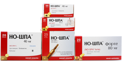 

Но-шпа форте таб. 80мг №20