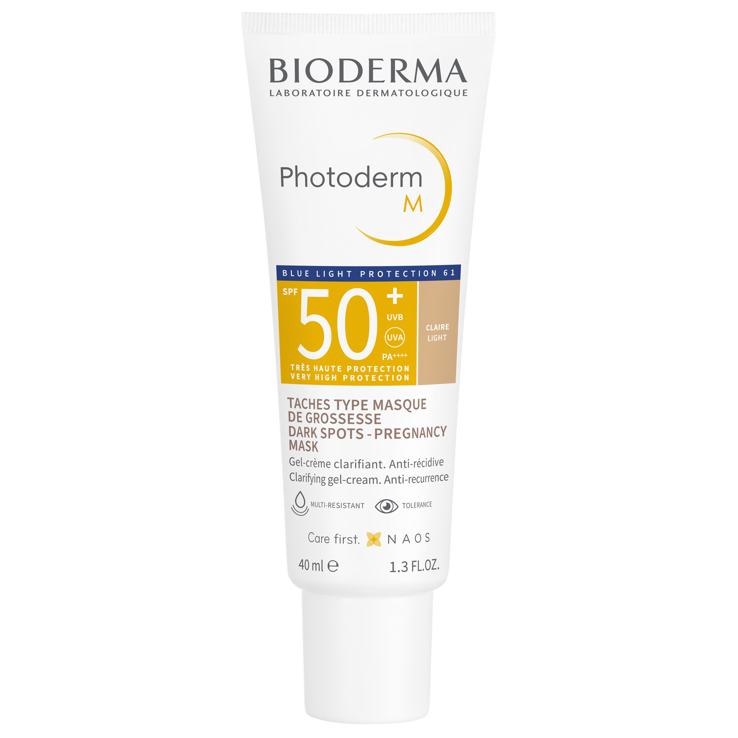 

Биодерма Фотодерм солнцезащитный крем-гель M SPF50 для лица 40мл Светлый оттенок