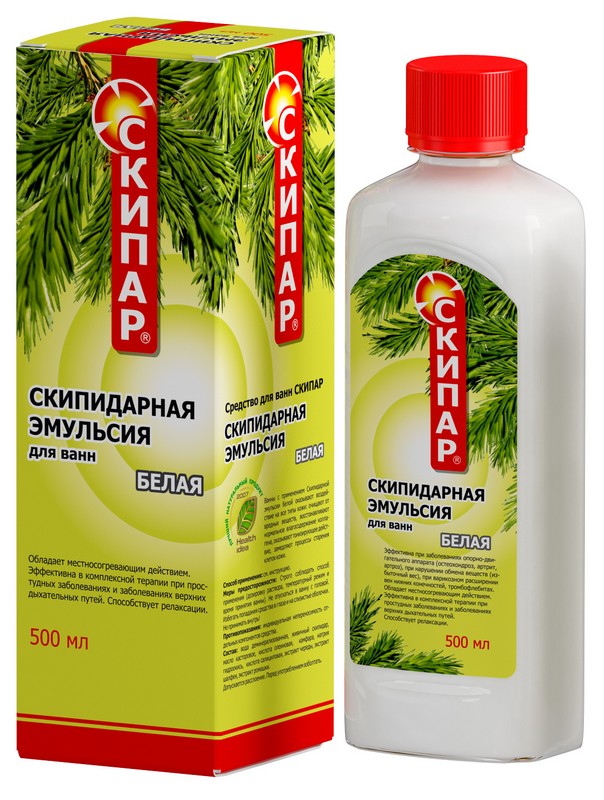 

Скипар скипидарная белая эмульсия 500мл