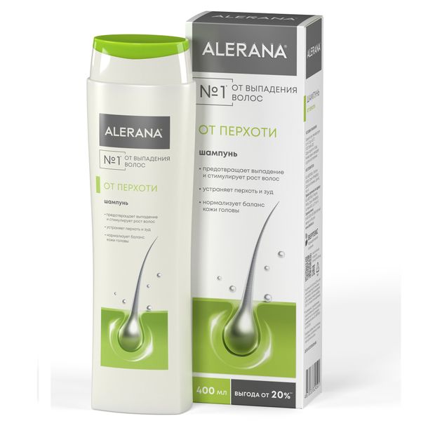 

Алерана шампунь против перхоти 400мл