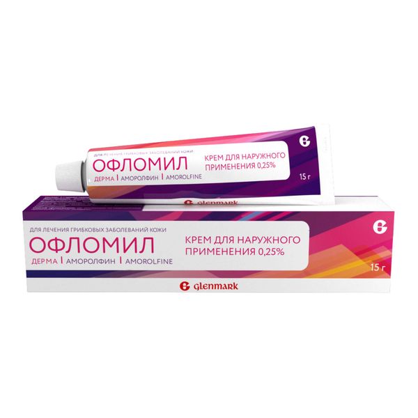 

Офломил дерма крем для наружного применения 0,25% 15г