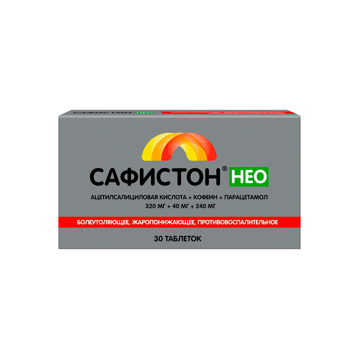 

Сафистон Нео таб. 320мг+40мг+240мг №30