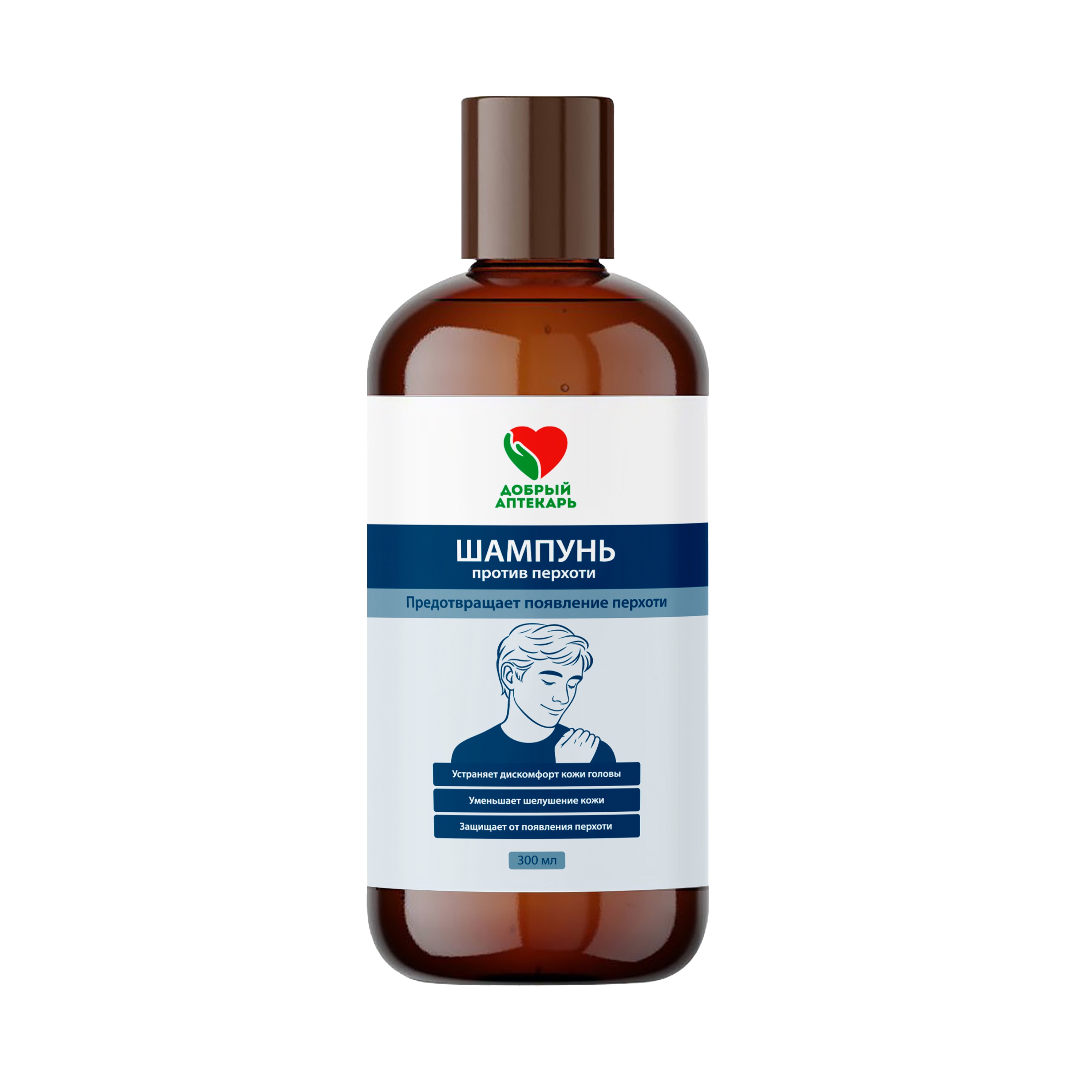 Добрый аптекарь шампунь против перхоти 300мл