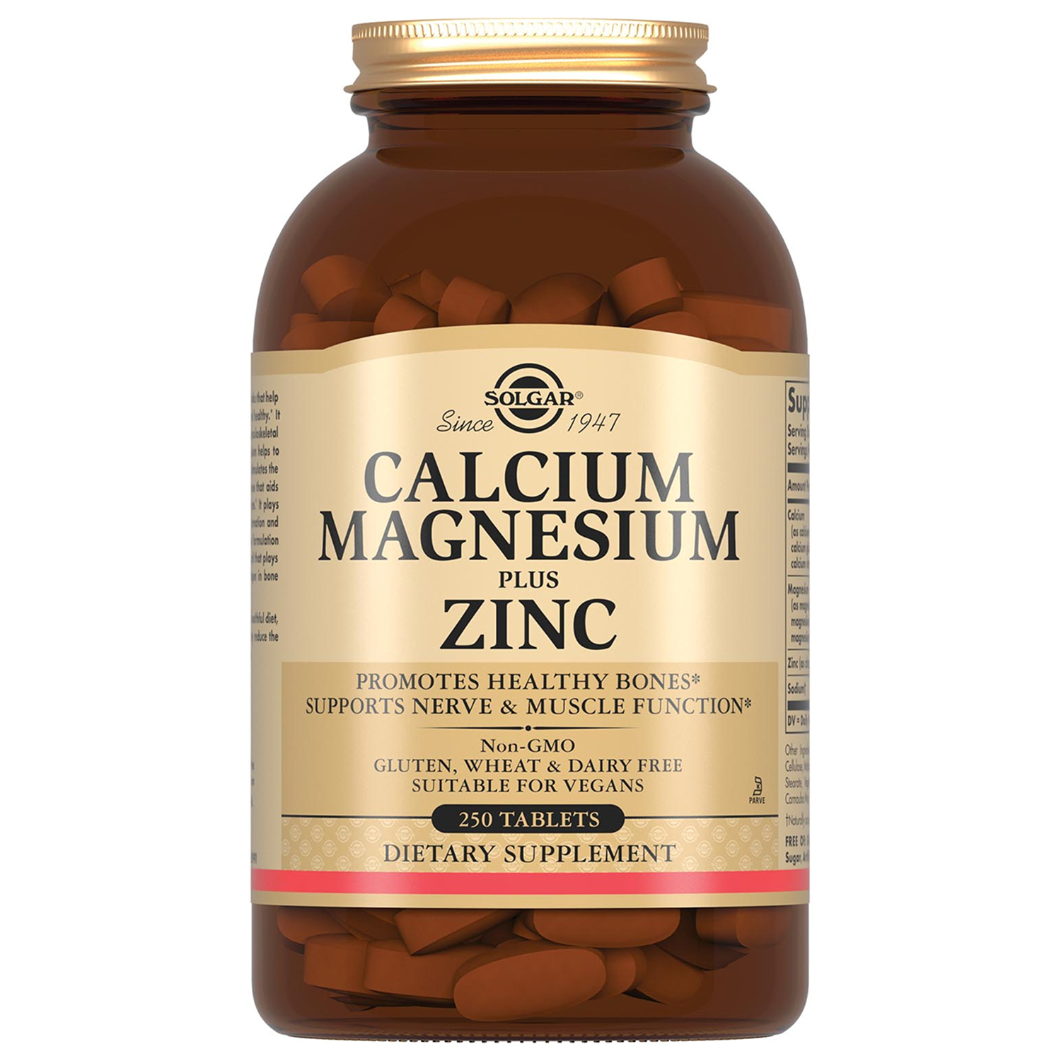 Солгар Кальций-Магний-Цинк таб 250 2776₽