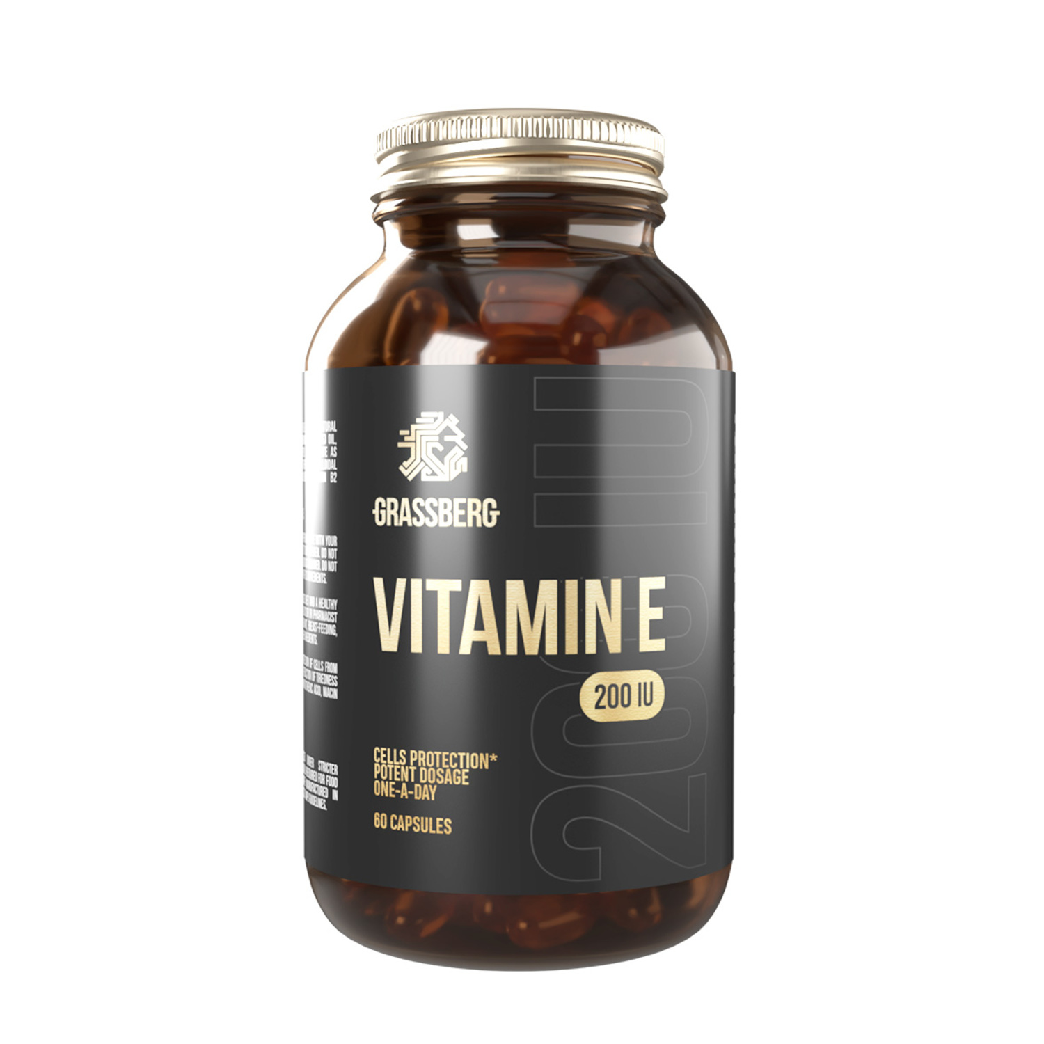Грассберг Витамин Е 200МЕ капсулы 60 1980₽
