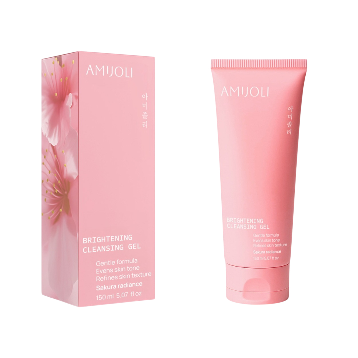 Амиджоли гель для умывания с экстрактом сакуры для выравнивания тона кожи 150мл 2209₽