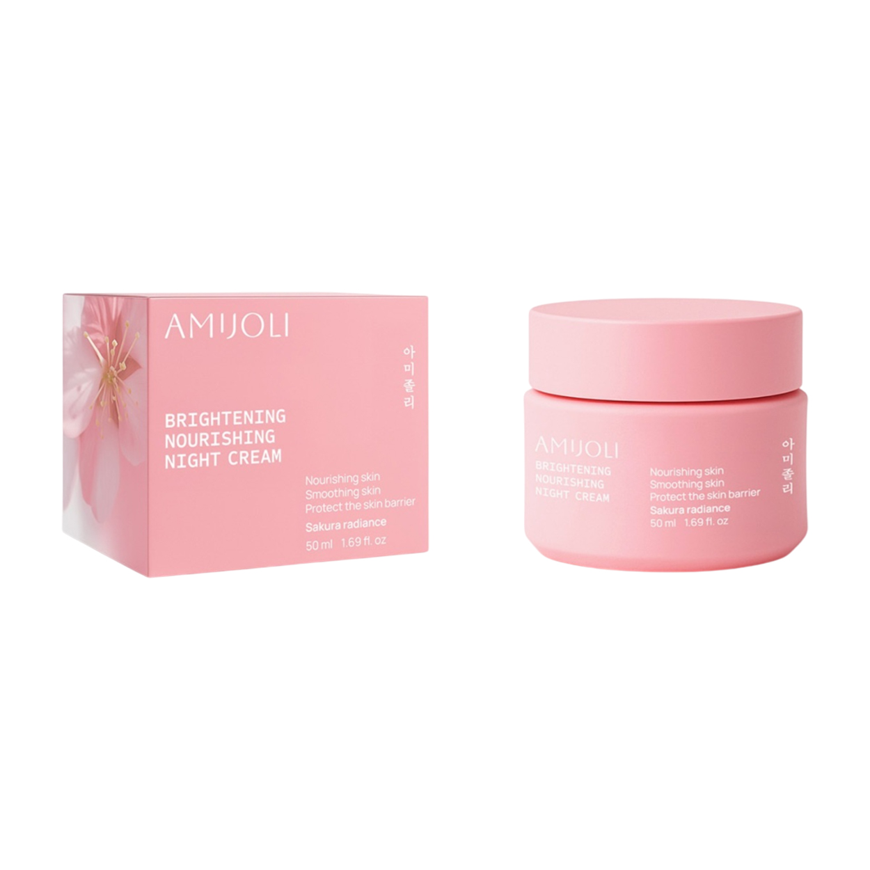 Амиджоли крем для лица ночной питательный с экстрактом сакуры и транексамовой кислотой 50мл 2709₽