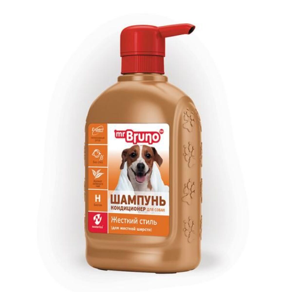

Mr.BRUNO №3 Жесткий стиль шампунь-кондиционер для собак флакон 350мл