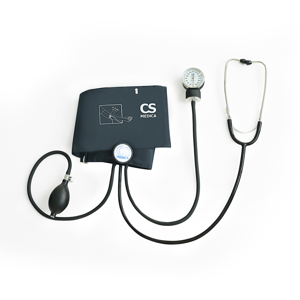 

СиЭс Медика тонометр CS-105 М механический+фонендоскоп встроенный