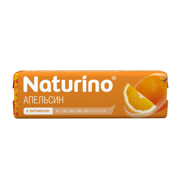 Натурино паст. витамины/сок апельсина 33,5г