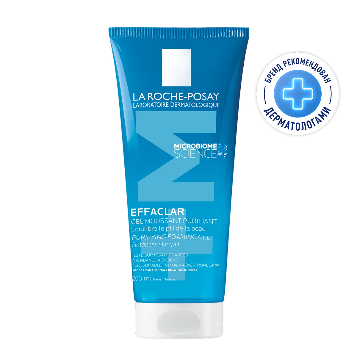 

Ля Рош-Позе Эфаклар Очищающий пенящийся гель для умывания чувствительной жирной, проблемной кожи лица и тела, склонной к прыщам и акне 200мл