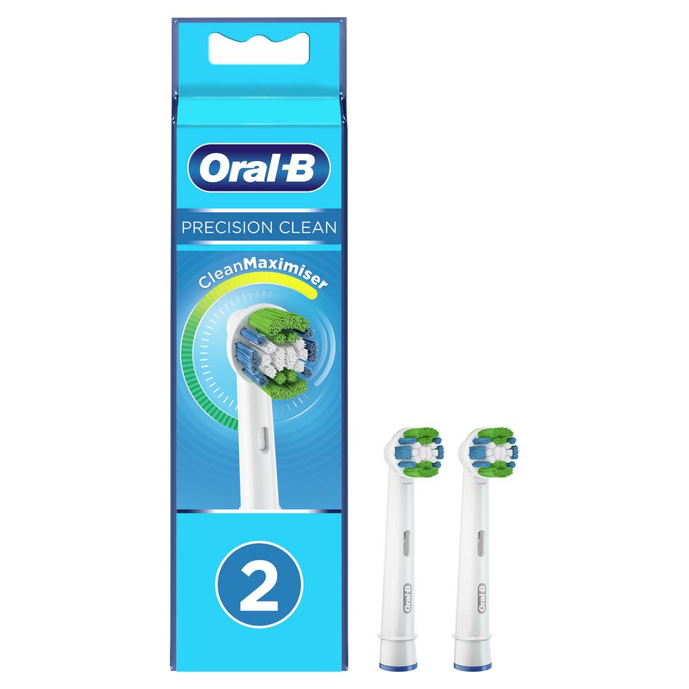 Орал-Б насадка ПресКлин для электрической зубной щетки №2 EB20 орал би флосс экшн насадка д эл зубной щетки 2