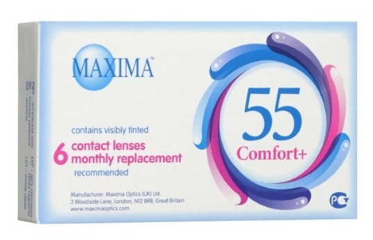 Купить Максима линзы контактные 55 Комфорт плюс -3, 50 №6, Maxima Optics (UK) Ltd.
