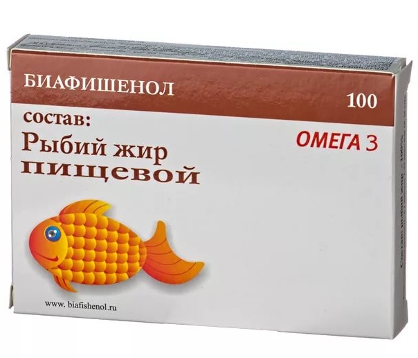 Рыбий жир Биафишенол пищевой №100