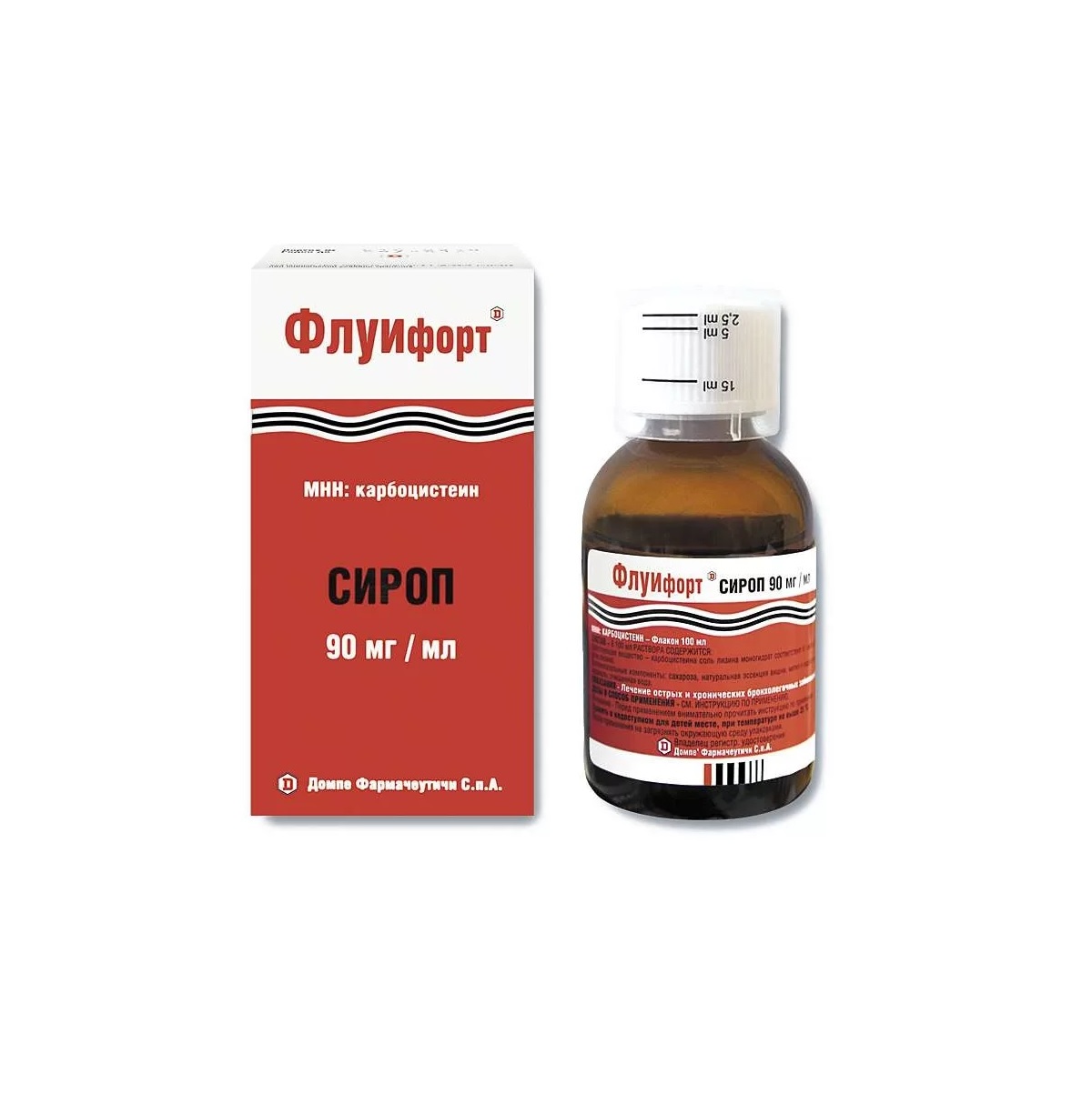 

Флуифорт сироп 90мг мл 100мл