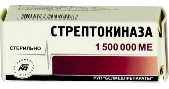 

Стрептокиназа лиоф.пор. для ин. 1,5млн.МЕ