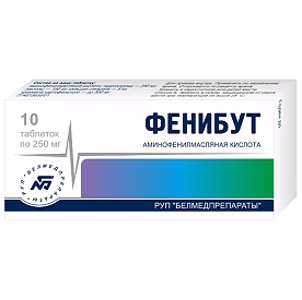 

Фенибут таб. 250мг №10