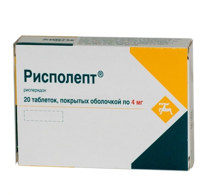 

Рисполепт таб.п/о 4мг №20