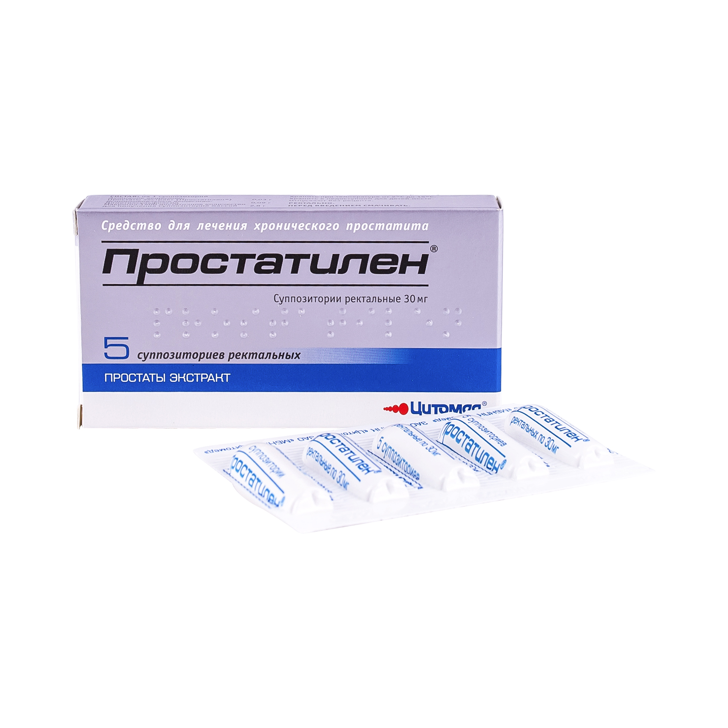 

Простатилен супп. 30мг/водораст.пептиды 3мг №5