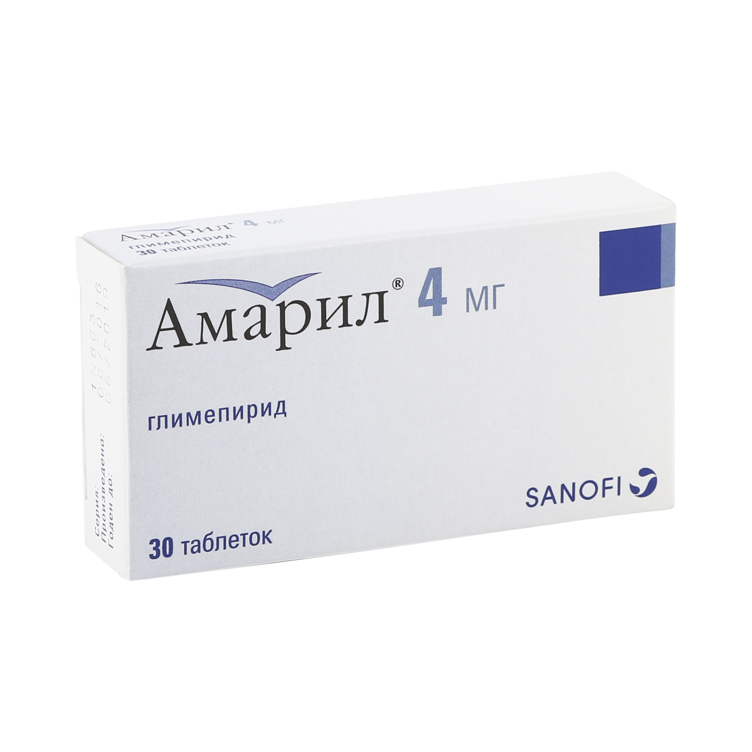 

Амарил таб. 4мг №30
