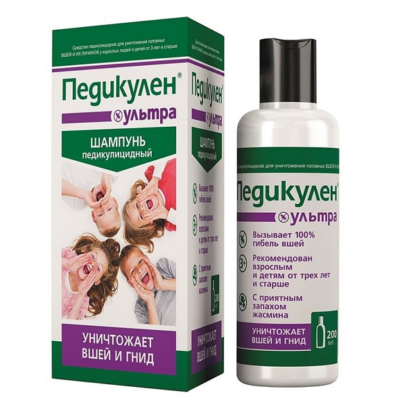 

Педикулен Ультра шампунь 200мл