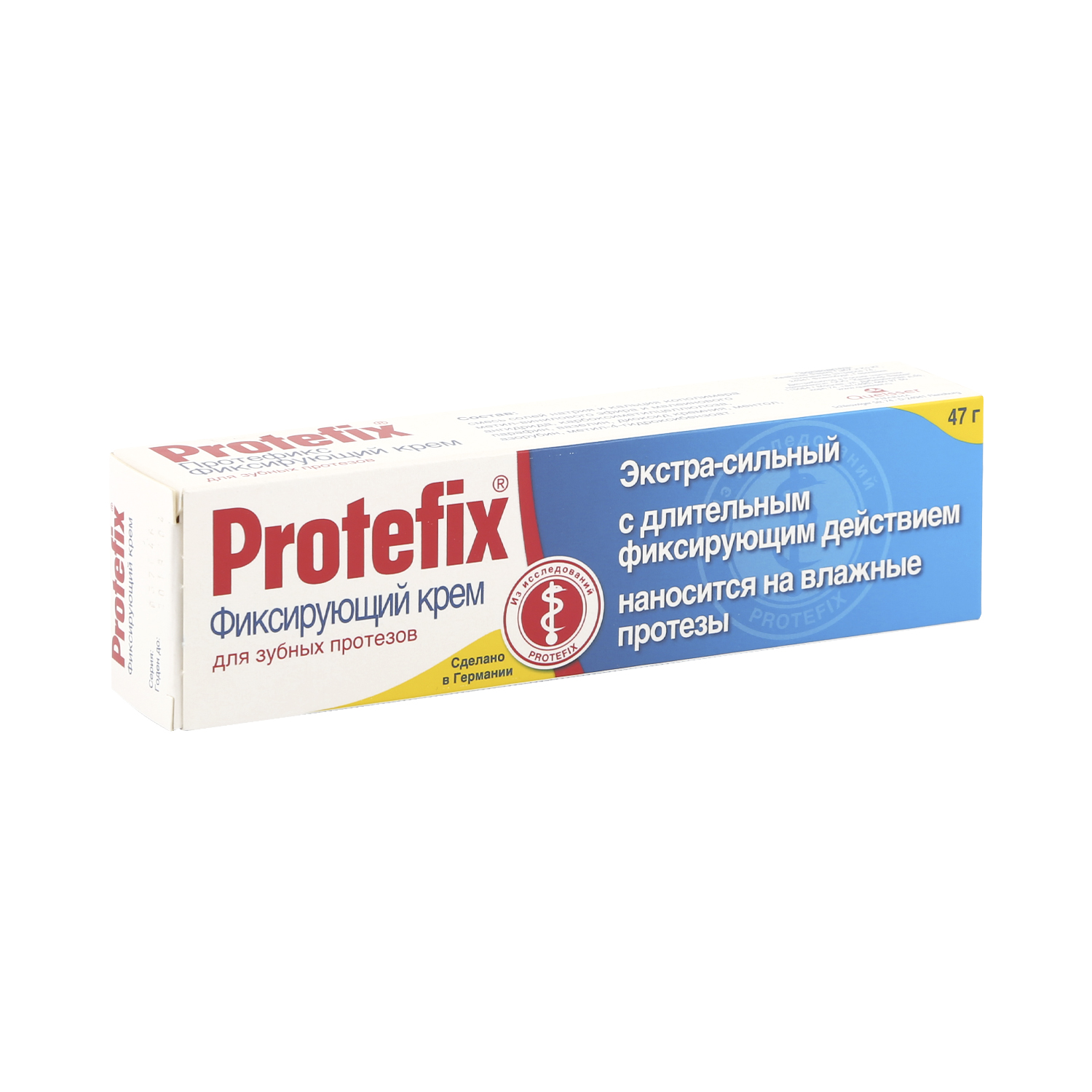 Протефикс крем для фиксации зубн.протезов экстрасильный 40мл