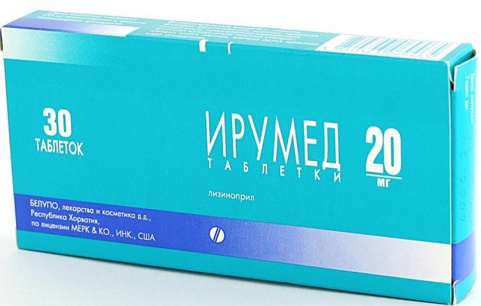 

Ирумед таб. 20мг №30