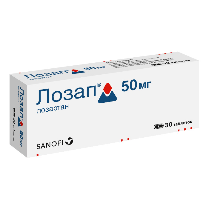 

Лозап таб.п/о 50мг №30