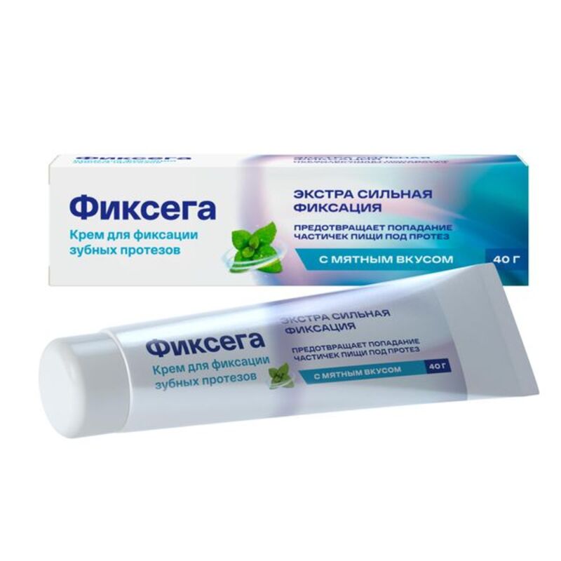 

Фиксега крем для протезов мятный 40мл