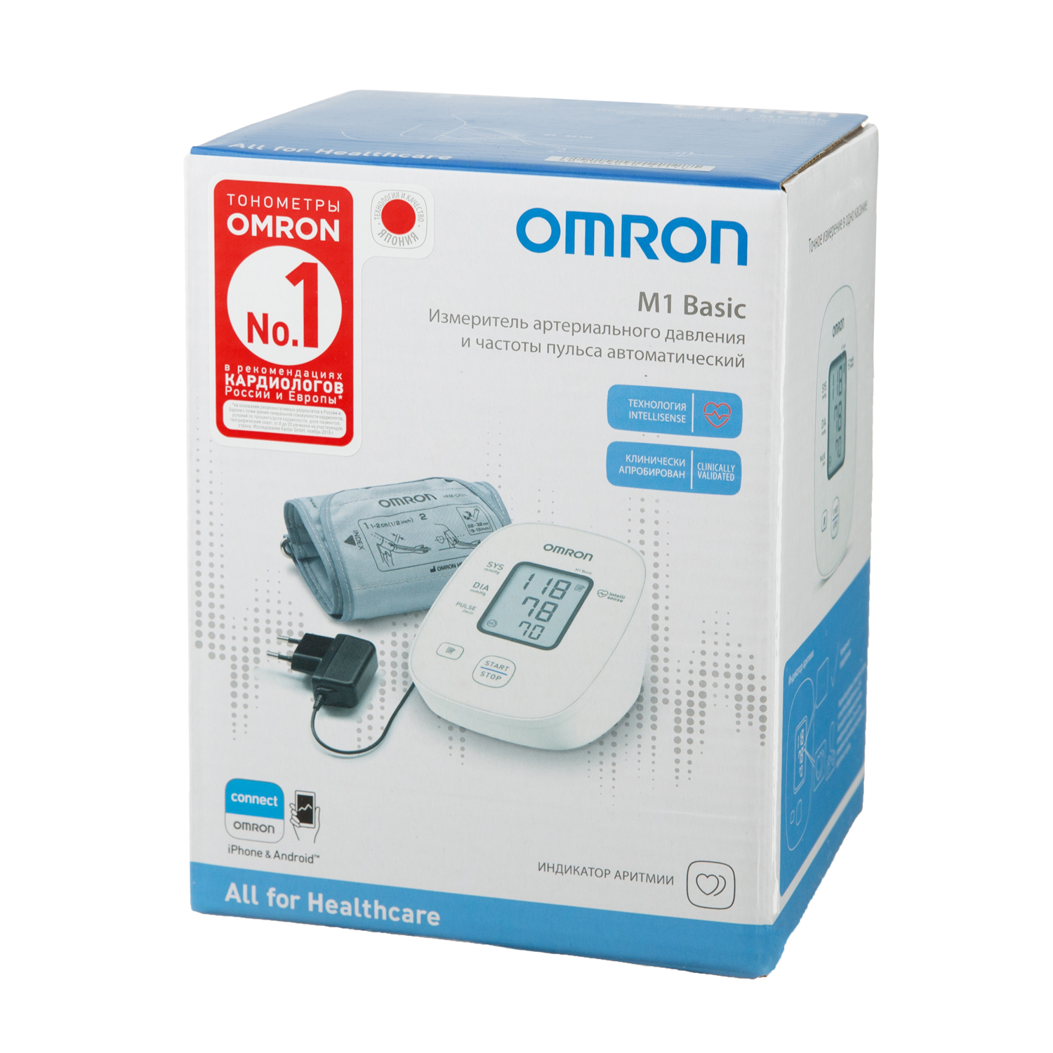 Купить Омрон М1 АRU бейсик тонометр автомат с адаптером, Omron