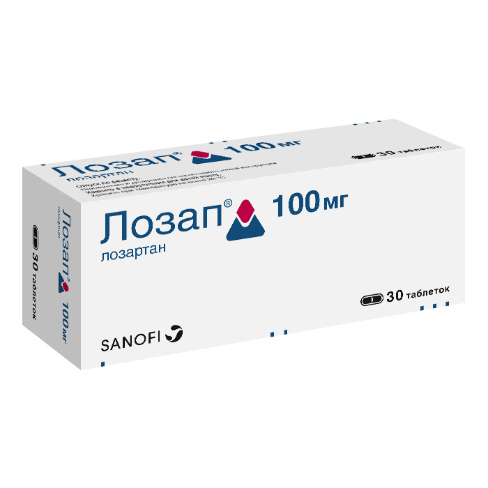 

Лозап таб.п/о 100мг №30