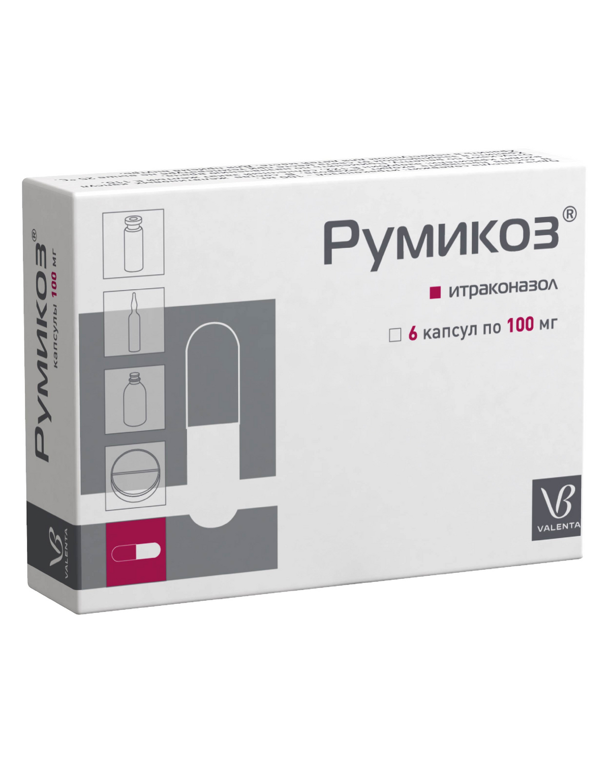 

Румикоз капс. 100мг №6