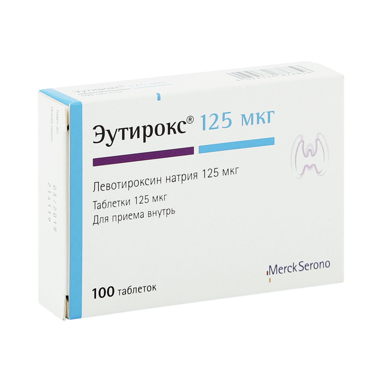 

Эутирокс таб. 125мкг №100