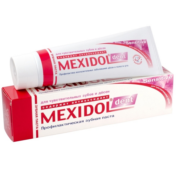 Мексидол паста зубная Сенситив 65г лакалют паста зубная сенситив 65г