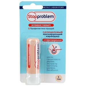 Купить Стоппроблем карандаш салициловый антибактериальный маскирующий т.1 4, 7г, Мишель СМ