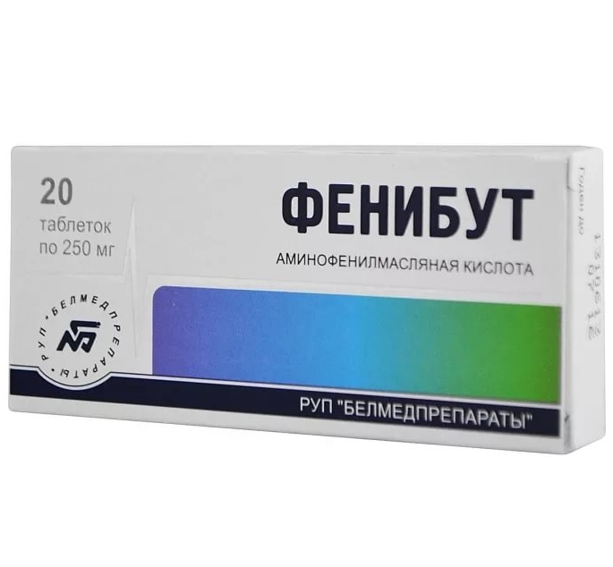 

Фенибут таб. 250мг №20