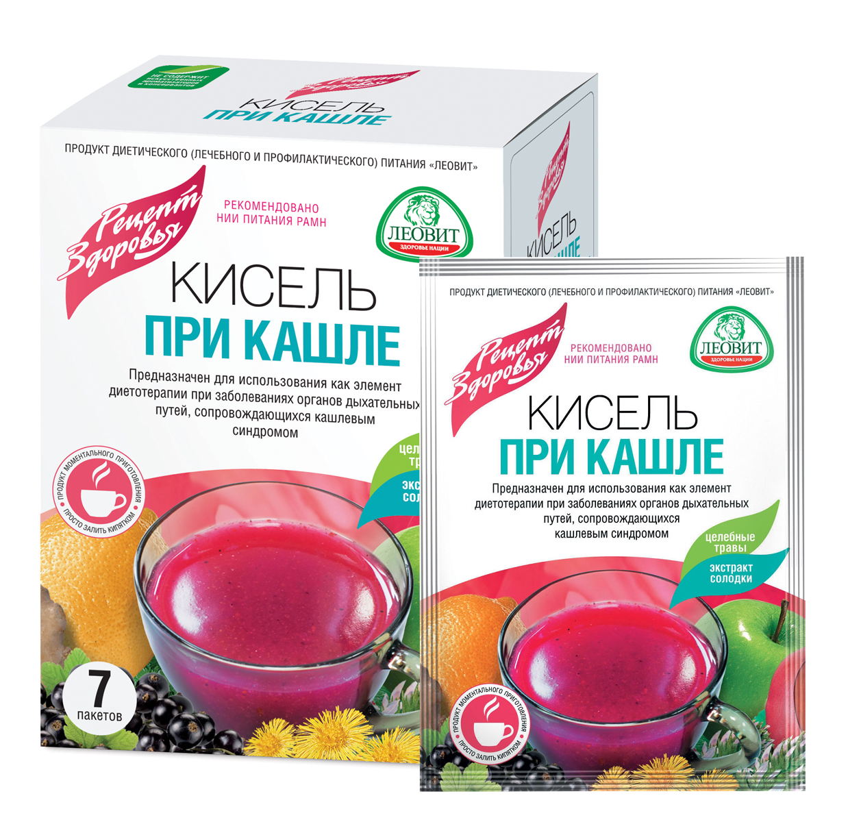 

Леовит кисель При кашле №7