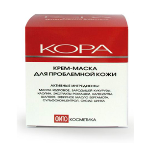 

Кора крем-маска д/лица д/проблемн.кожи 100мл 40098