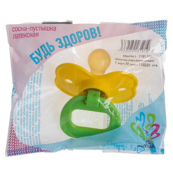 

Соска-пустышка Стрекоза с кольцом