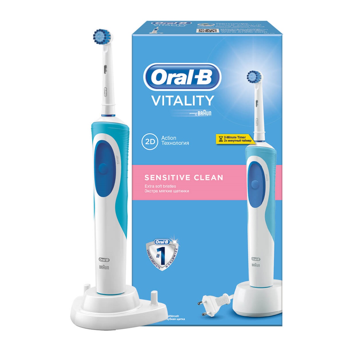 

З/щ ОралБи электрич Виталити D12.513S Sensitive clean (тип3709)
