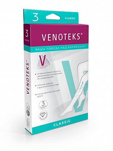 

Венотекс Чулки компрес.арт.2С213 р.M черные д/женщин