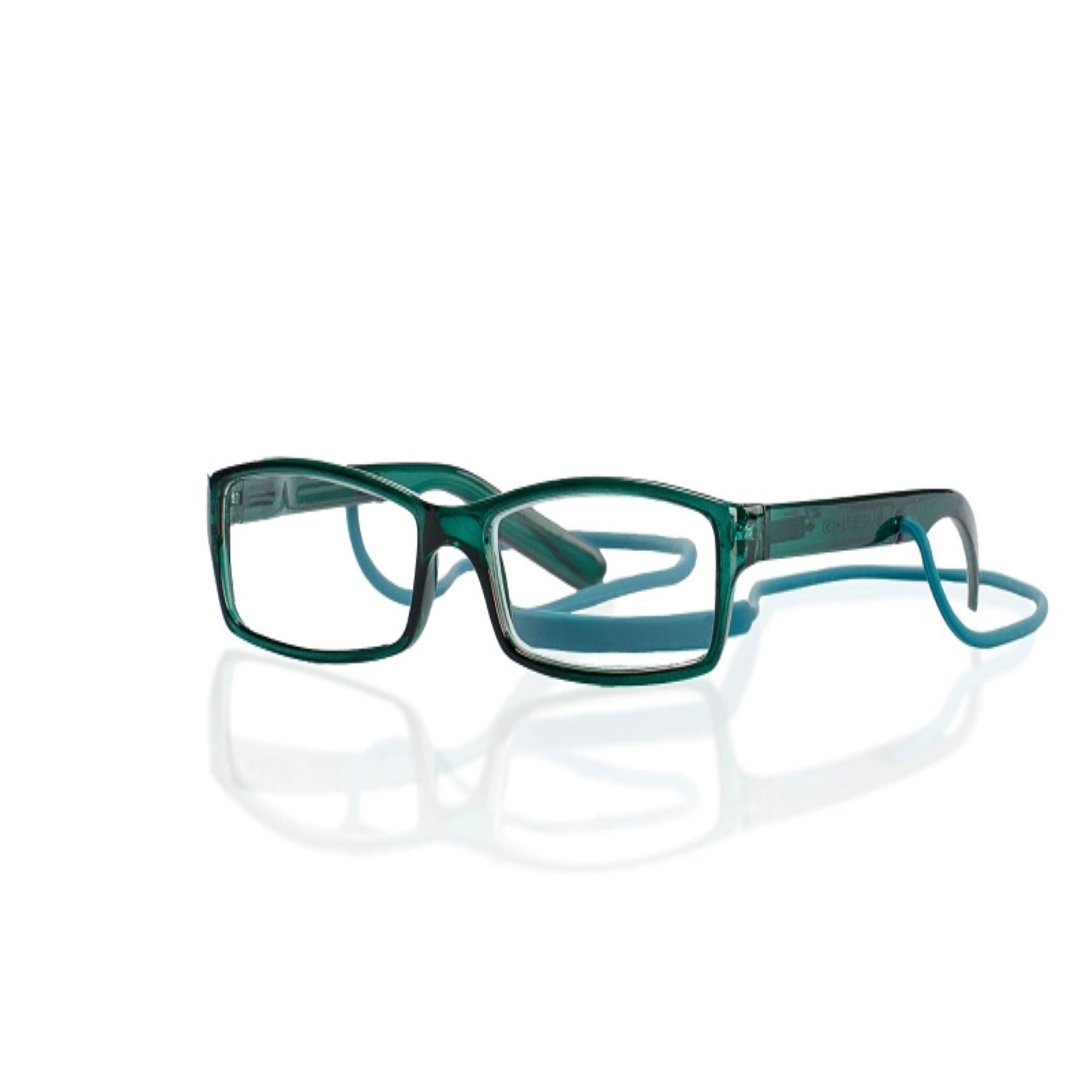 Купить Очки корригирующие для чтения глянцевые зеленые/пластик со шнурком +2, 5, Kemner Optics B.V.