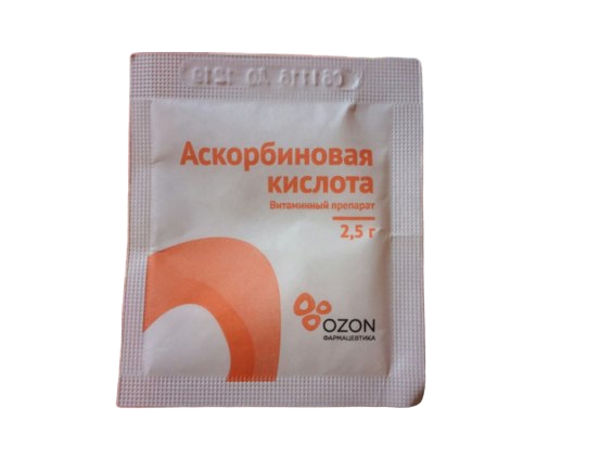 

Аскорбиновая к-та пор. 2,5г