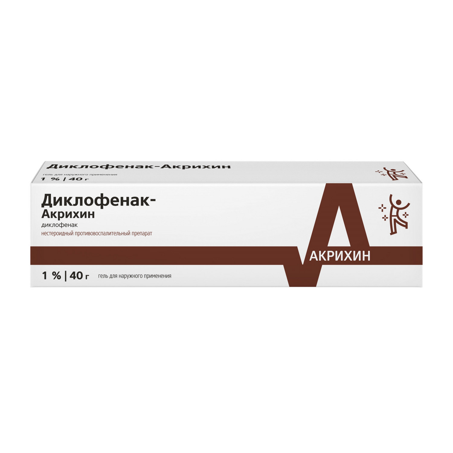 

Диклофенак-Акрихин гель 1% 40г